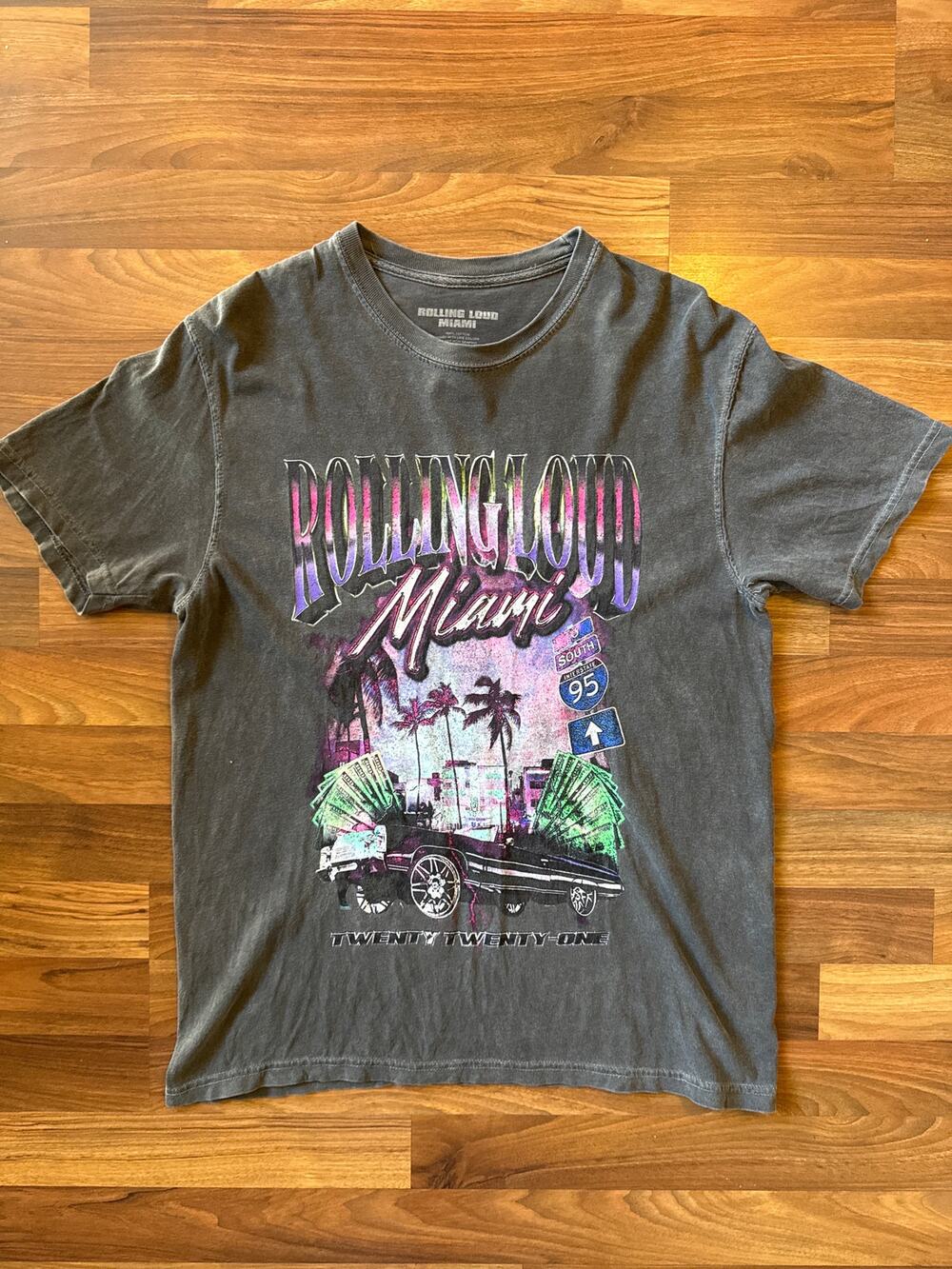 2021 Rolling Loud Miami Festival Tee ASAP Rocky Playboi Carti Size M